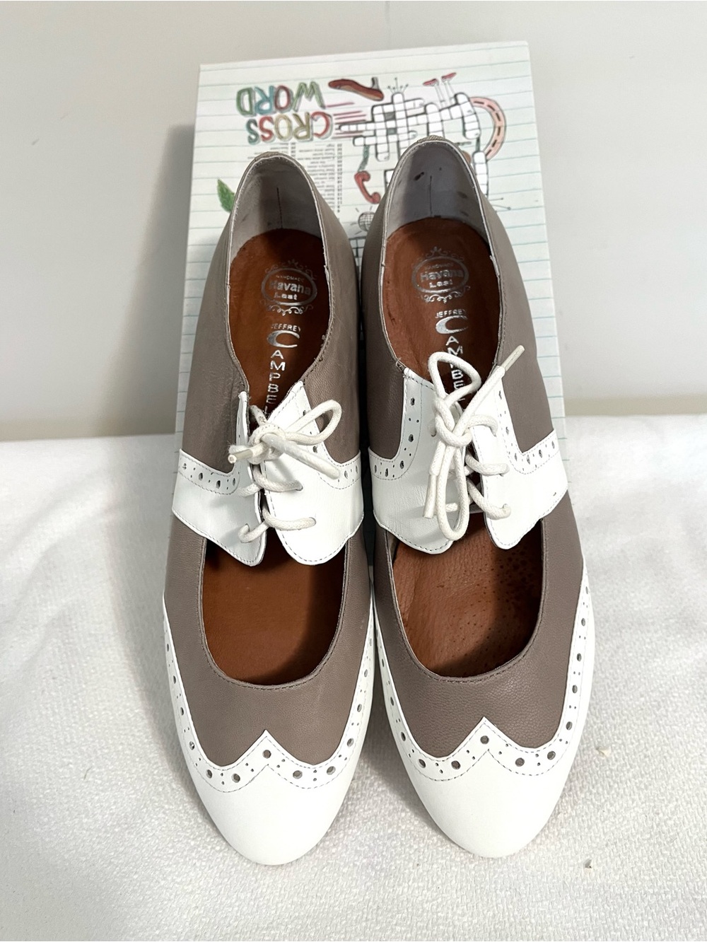 12M Jeffrey Campbell lace up spectator